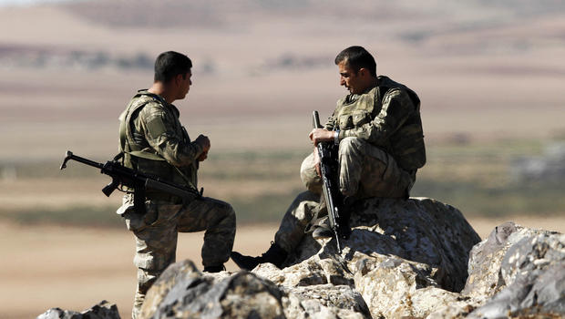 Turkey and Kurds battle in Syria