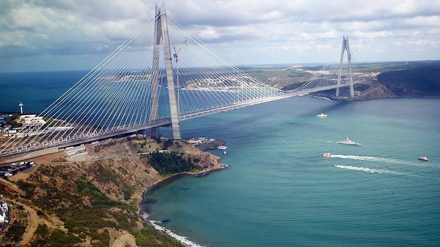 Turkey unveils 3rd Bosphorus bridge