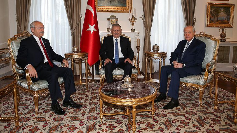 Turkish PM informs opposition leaders on anti-terror fight in a second meet after coup attempt