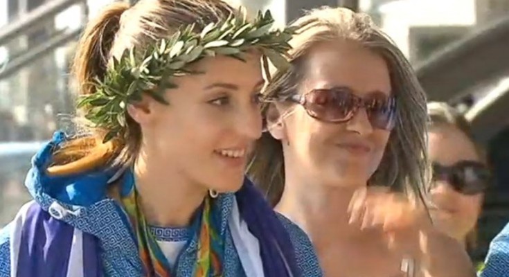 Gold Medalist Anna Korakaki Receives Hero S Welcome In Athens