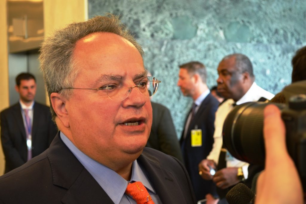 Nikos Kotzias to hold series of contacts in New York