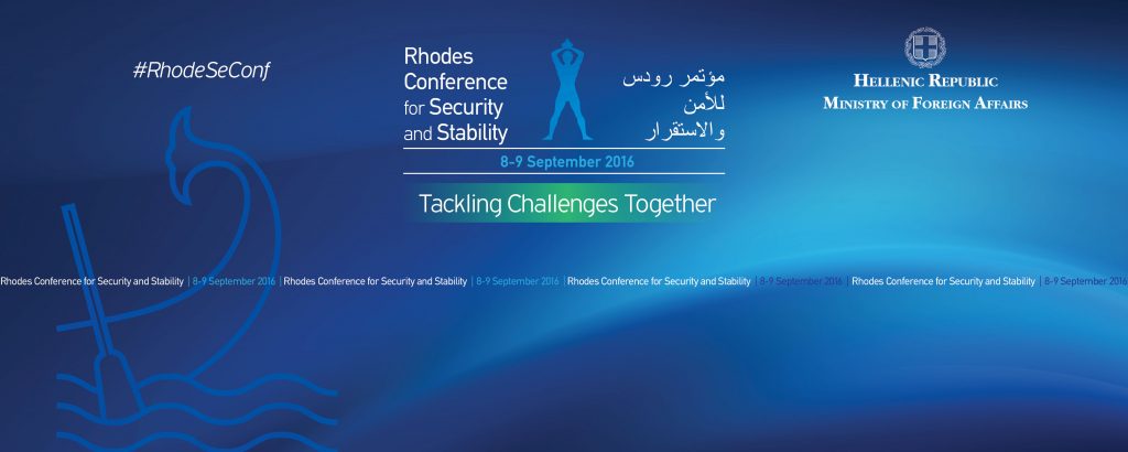 Conference on Security and Stability begins 8 September in Rhodes