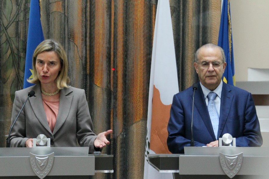 FM Kasoulides met with EU High Representative for Foreign Affairs and Security Policy Federica Mogherini