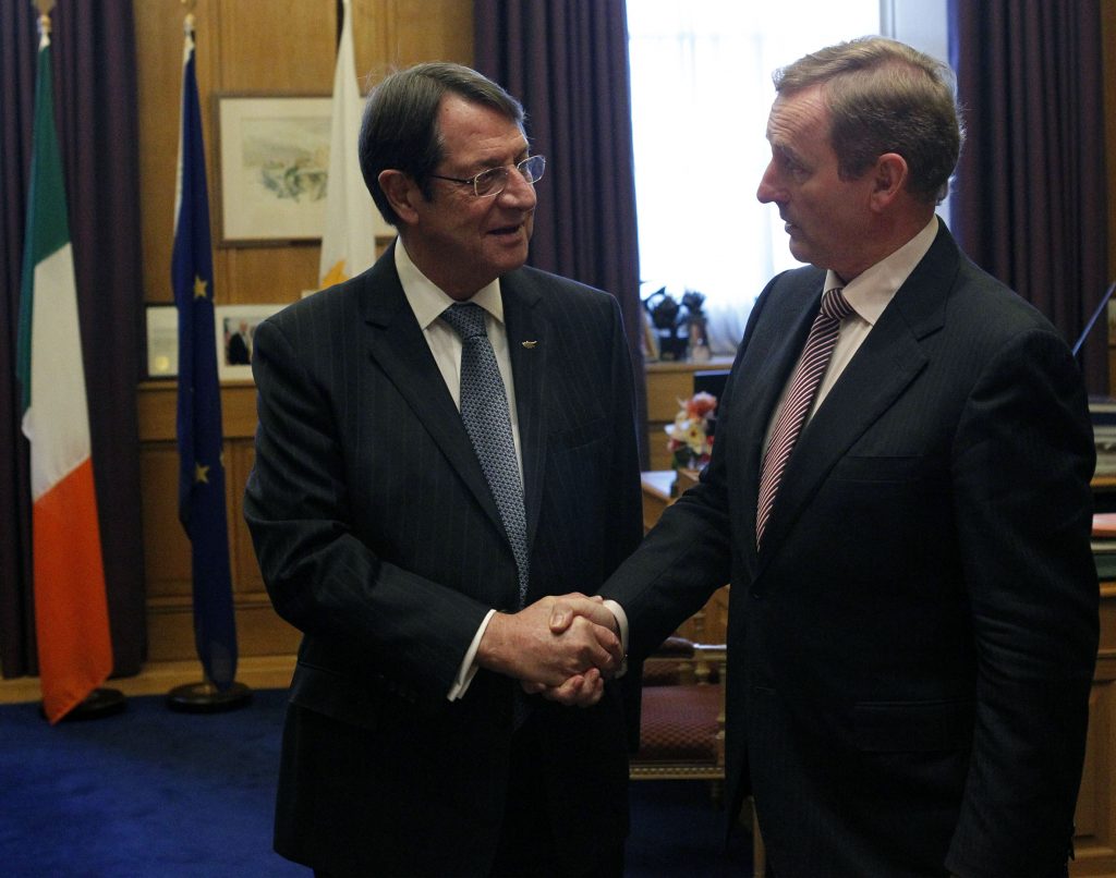 President Anastasiades had a meeting with the Prime Minister of Ireland