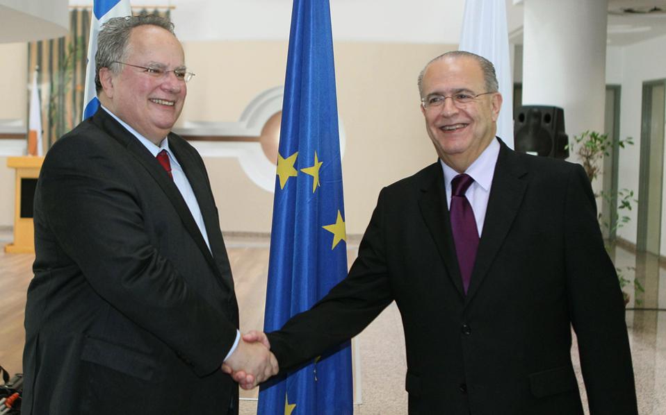 Kotzias – Kasoulides discuss the Cyprus Issue