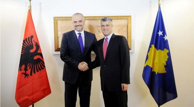 Kosovo and Albania, a great example of commercial exchanges, says president Thaci