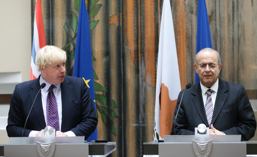 FM Kasoulides has a meeting with the British Secretary of State for Foreign and Commonwealth Affairs