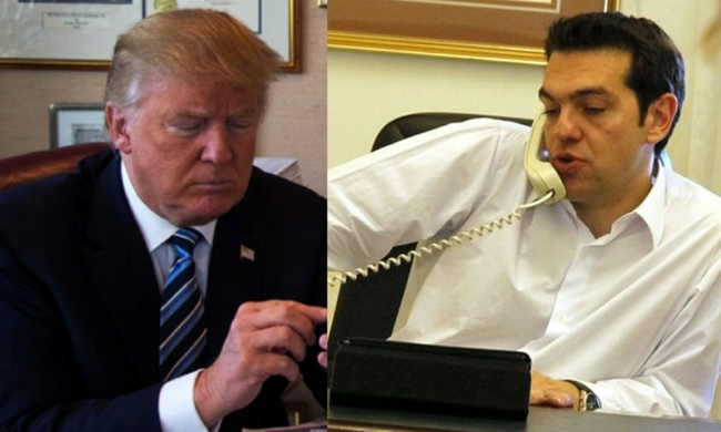 Tsipras talks to US President – elect Donald Trump
