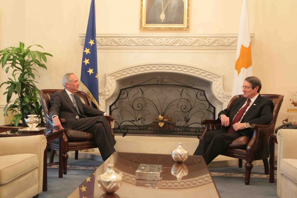 President Anastasiades received the High Commissioner of the United Kingdom