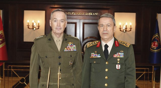 Turkey’s top soldier meets US counterpart at İncirlik base