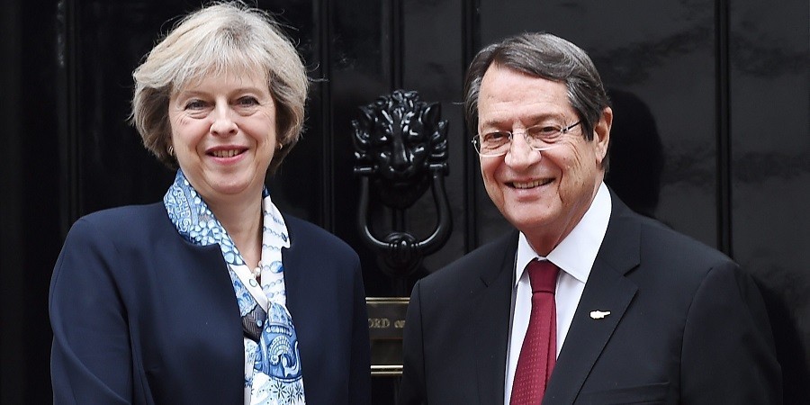 Theresa May assures President Anastasiades of continuing UK support for Cyprus talks