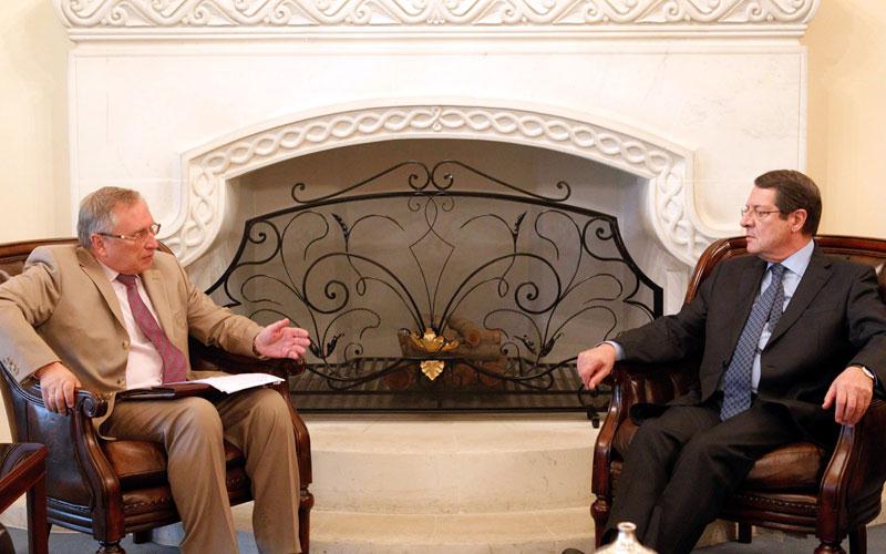 President Anastasiades has meeting with Ambassador of the Russian Federation