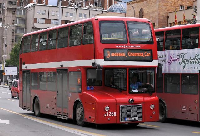 Free public transport for the citizens of Skopje for the reduction of pollution