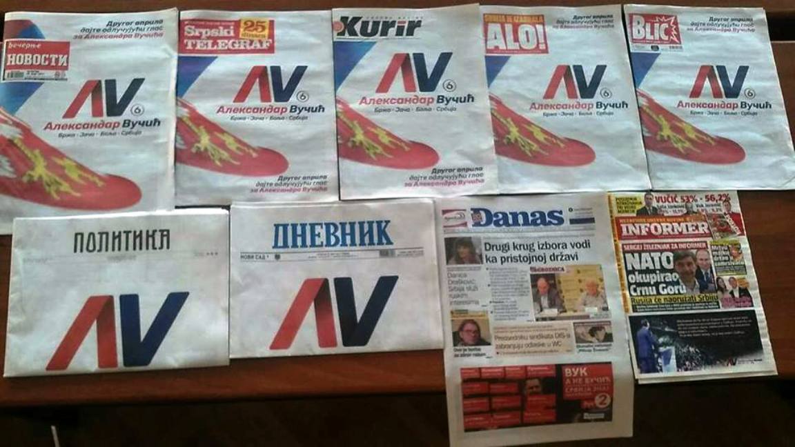 Vucic leads in the polls ahead of Sunday elections