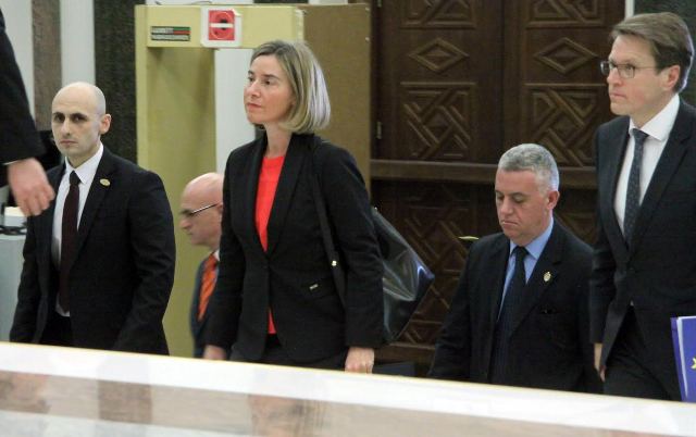 EU is worried on the situation in FYROM, Mogherini says