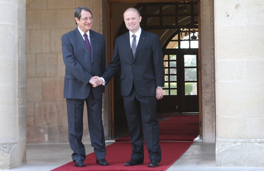 President Anastasiades met with the Prime Minister of Malta