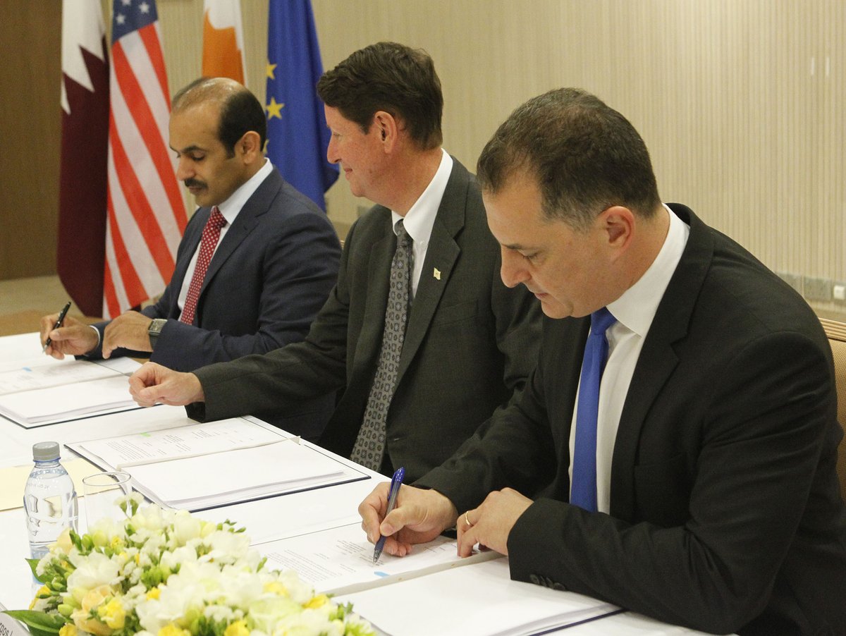 Cyprus government signs contract for Block 10 with ExxonMobil and Qatar Petroleum