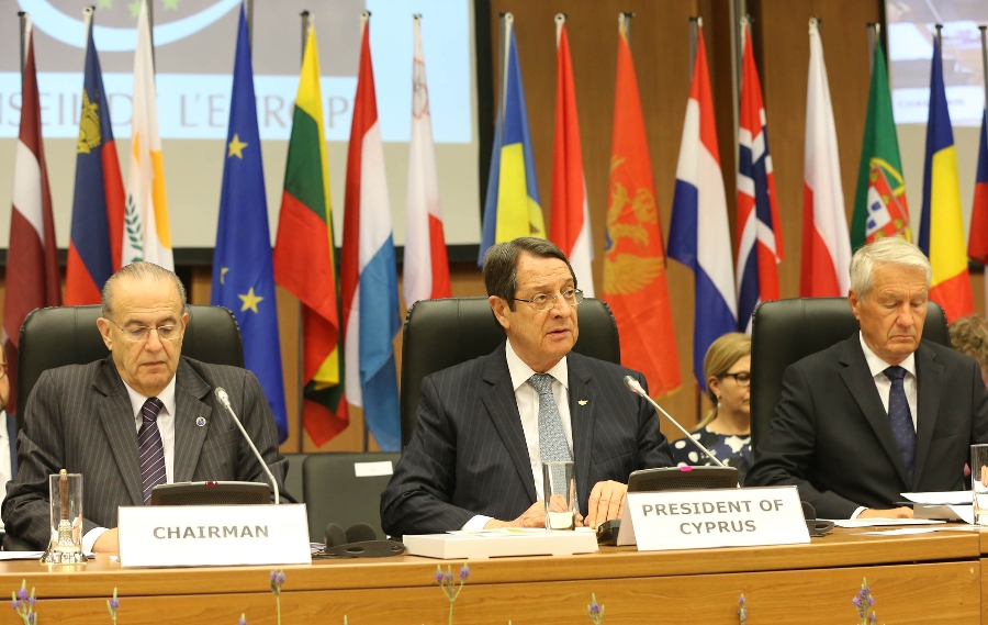 President Anastasiades: Cypriot chairmanship of CoE efforts bear fruit
