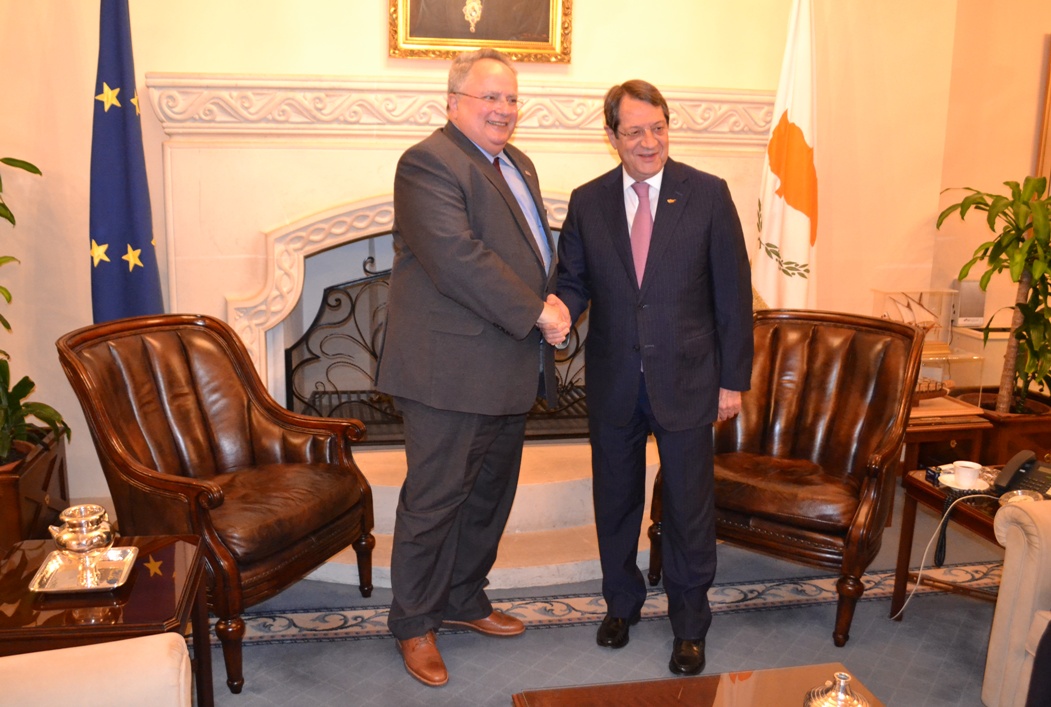 Nikos Kotzias in Cyprus (pcs)