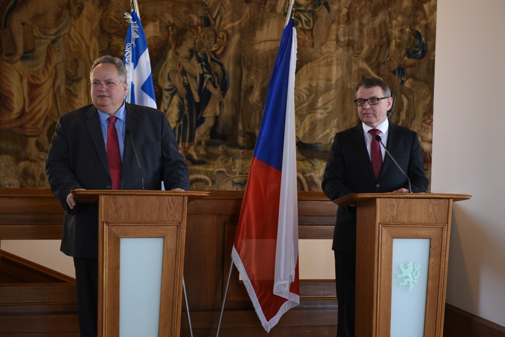 The future of the EU and the strengthening of bilateral relations at the focus Kotzias visit to Czech Republic