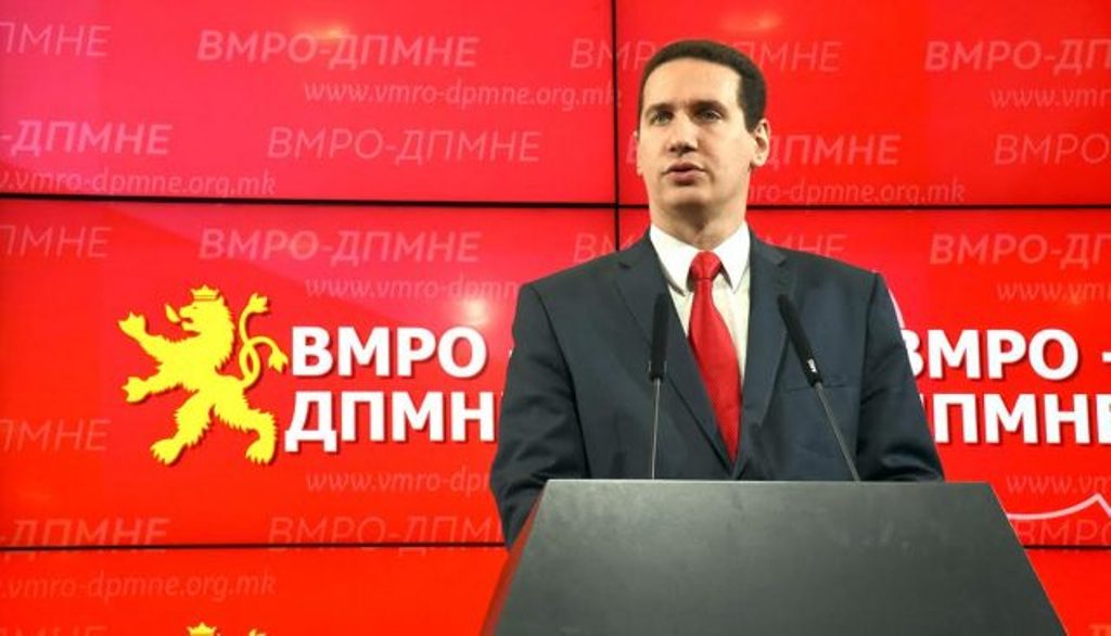 VMRO-DPMNE calls for a rapid accession of the country in the EU and NATO