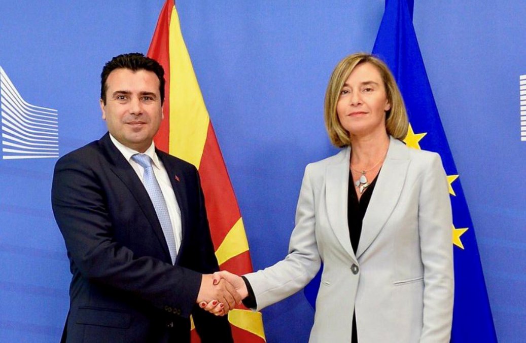 Mogherini met with PM Zaev