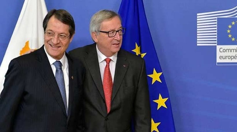 Jean Claude Juncker sends letter of support to President Anastasiades