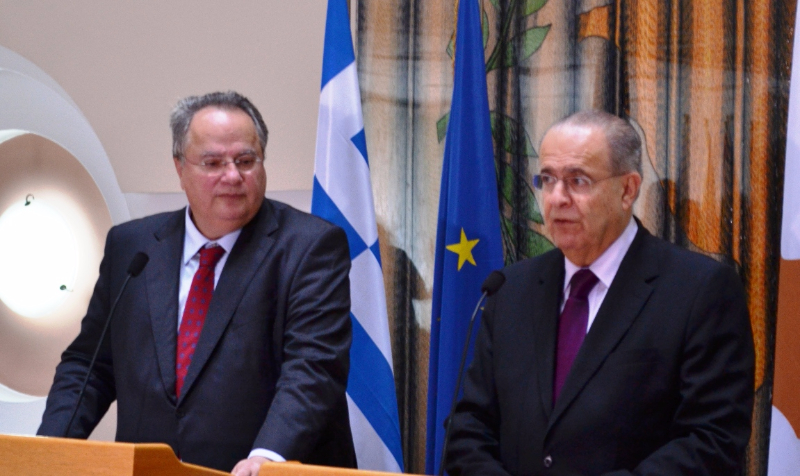 Nikos Kotzias in Cyprus to discuss the next day on the Cyprus issue
