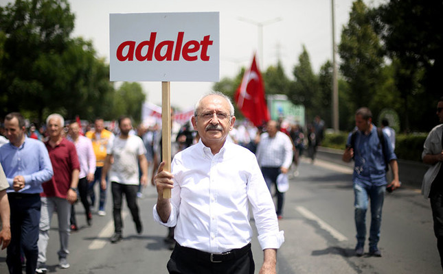 Main opposition CHP hopes justice march to Istanbul will be completed peacefully
