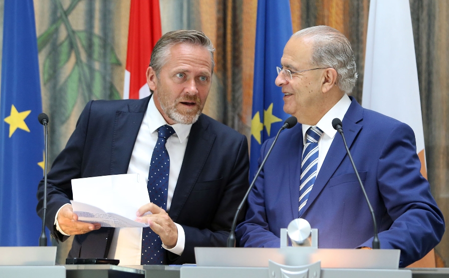 Ministers of Foreign Affairs of Cyprus and Denmark met in Cyprus