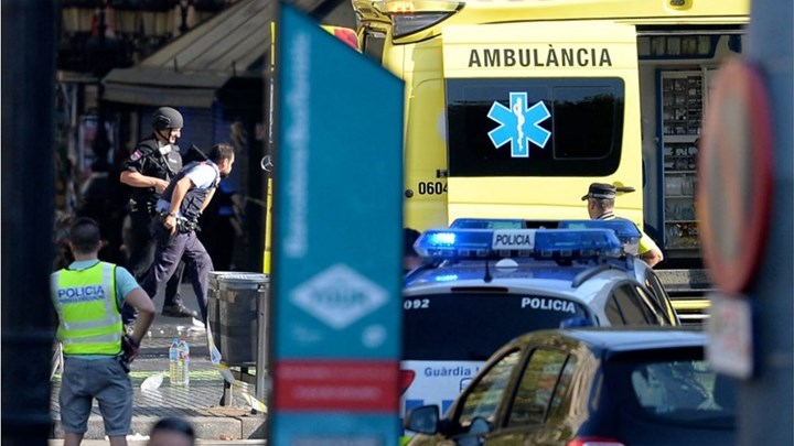 A Greek woman injured in the terrorist attack in Barcelona