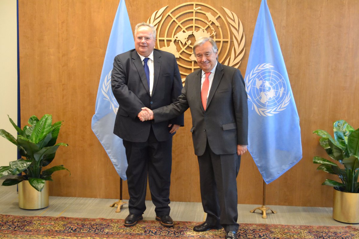 Nikos Kotzias kicks-off his meetings at the UN General Assembly High Level Week