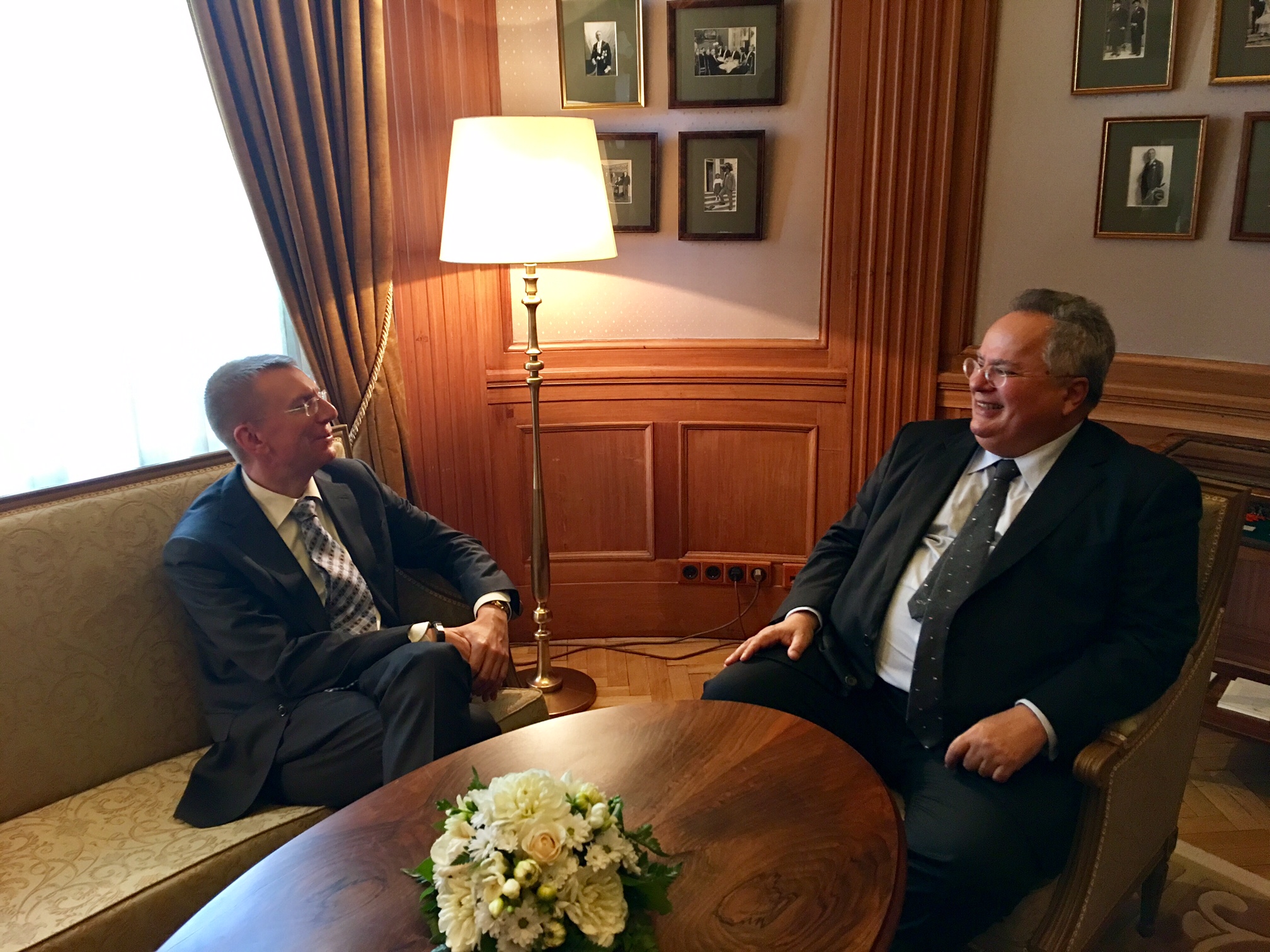 Greek Foreign Minister’s visit to Riga highlights mutual desire for greater cooperation between Greece and Latvia