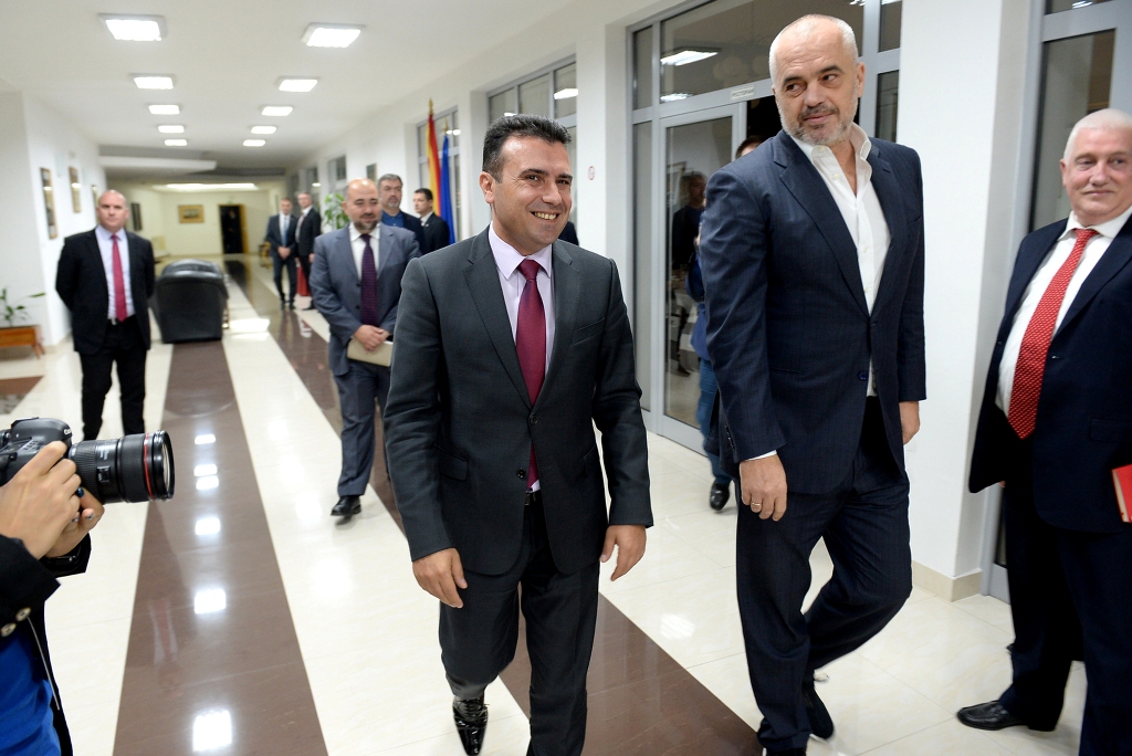 Albanian PM visits Skopje