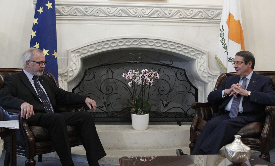 President Anastasiades received the President of the European Investment Bank