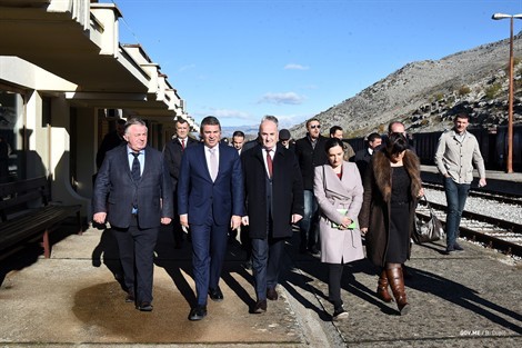 Montenegro-Albania inaugurate railway station Tuzi