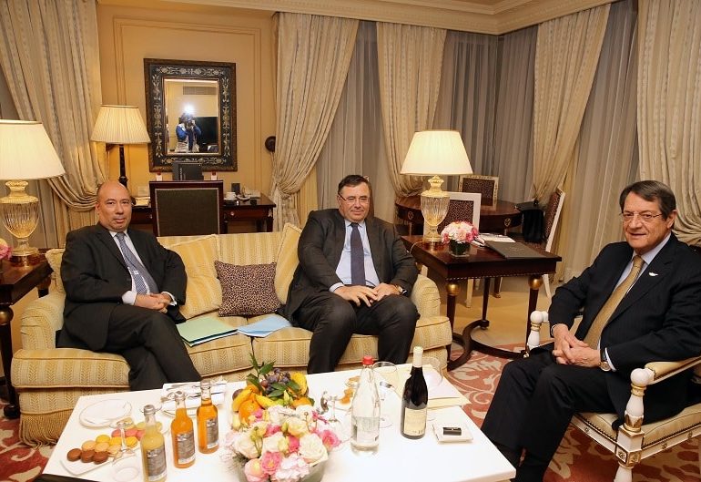 President Anastasiades received officials of TOTAL