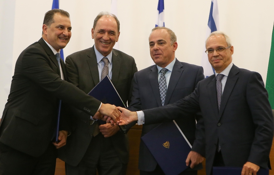 Energy Ministers of Cyprus, Greece and Israel and the Italian Ambassador in Cyprus sign MoU on EastMed pipeline project