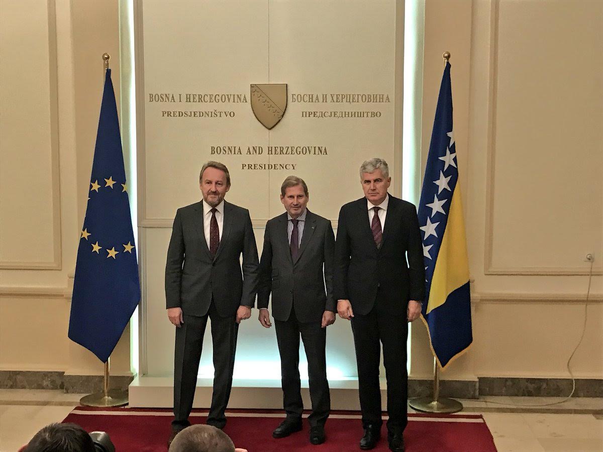 Johannes Hahn in BiH: Candidate status is not free lunch