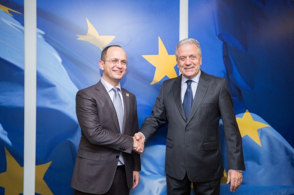 Albania’s Foreign minister meets top EU officials in Brussels