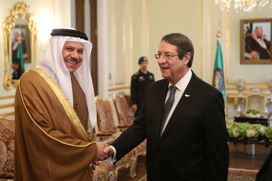 President Anastasiades met with the Secretary-General of the Gulf Cooperation Council