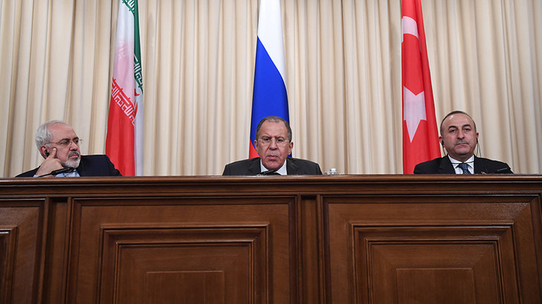 Turkish, Russian and Iranian Foreign Ministers to meet in Astana on March 14