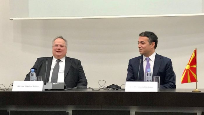 Θετική η αποτίμηση της επίσκεψης Κοτζιά στα Σκόπια