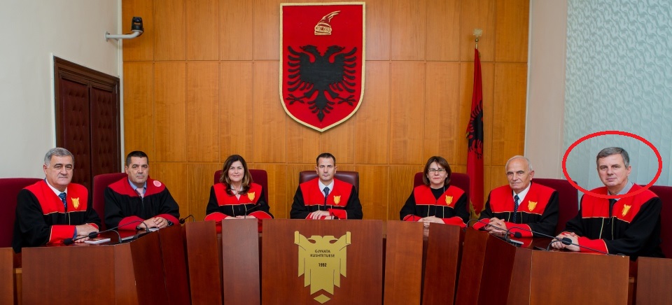 The first result of the vetting process, Constitutional Court justice discharged