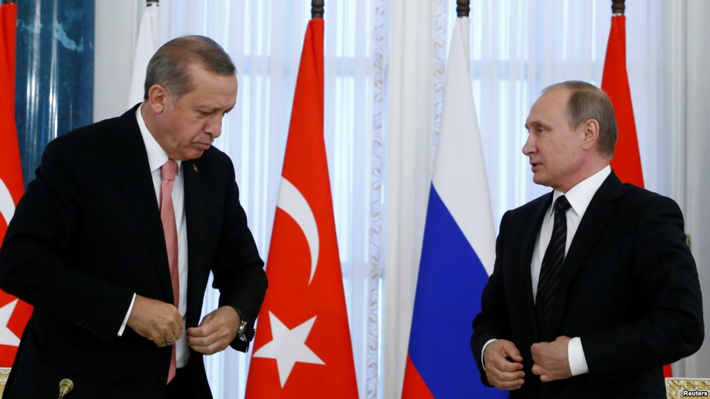Putin-Erdogan discuss Afrin over the phone