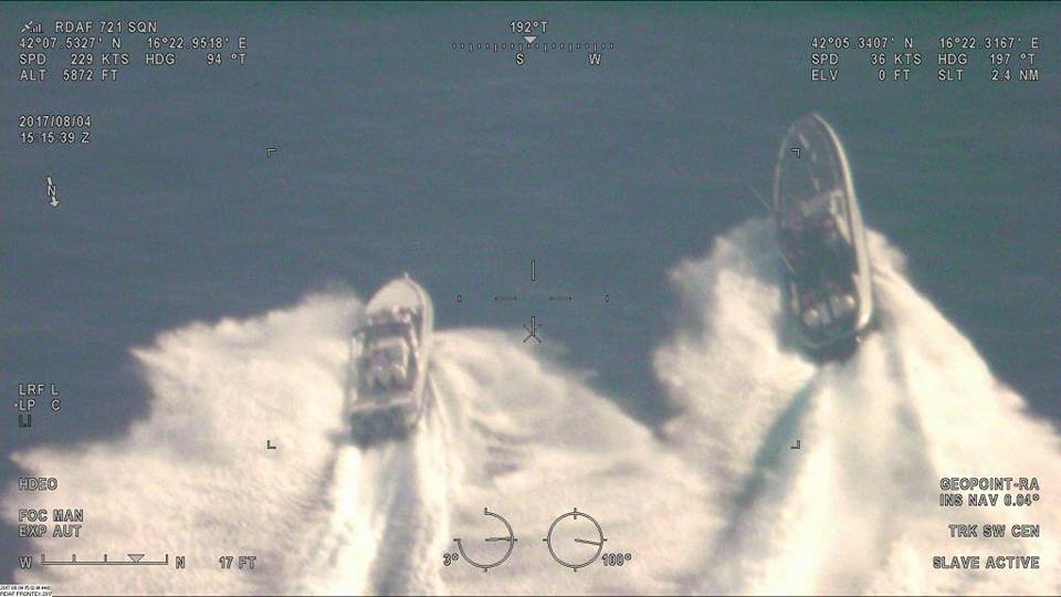 Two tons of narcotic substances seized on Albanian waters