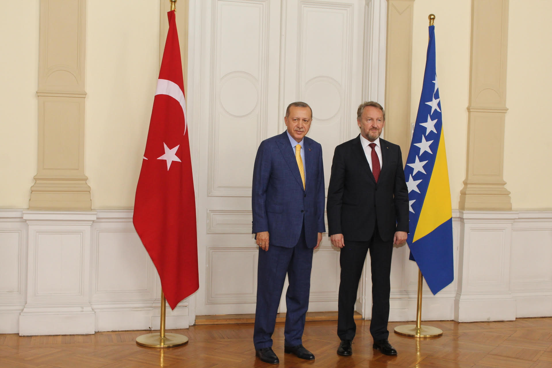 Erdogan in Bosnia Herzegovina on an official visit