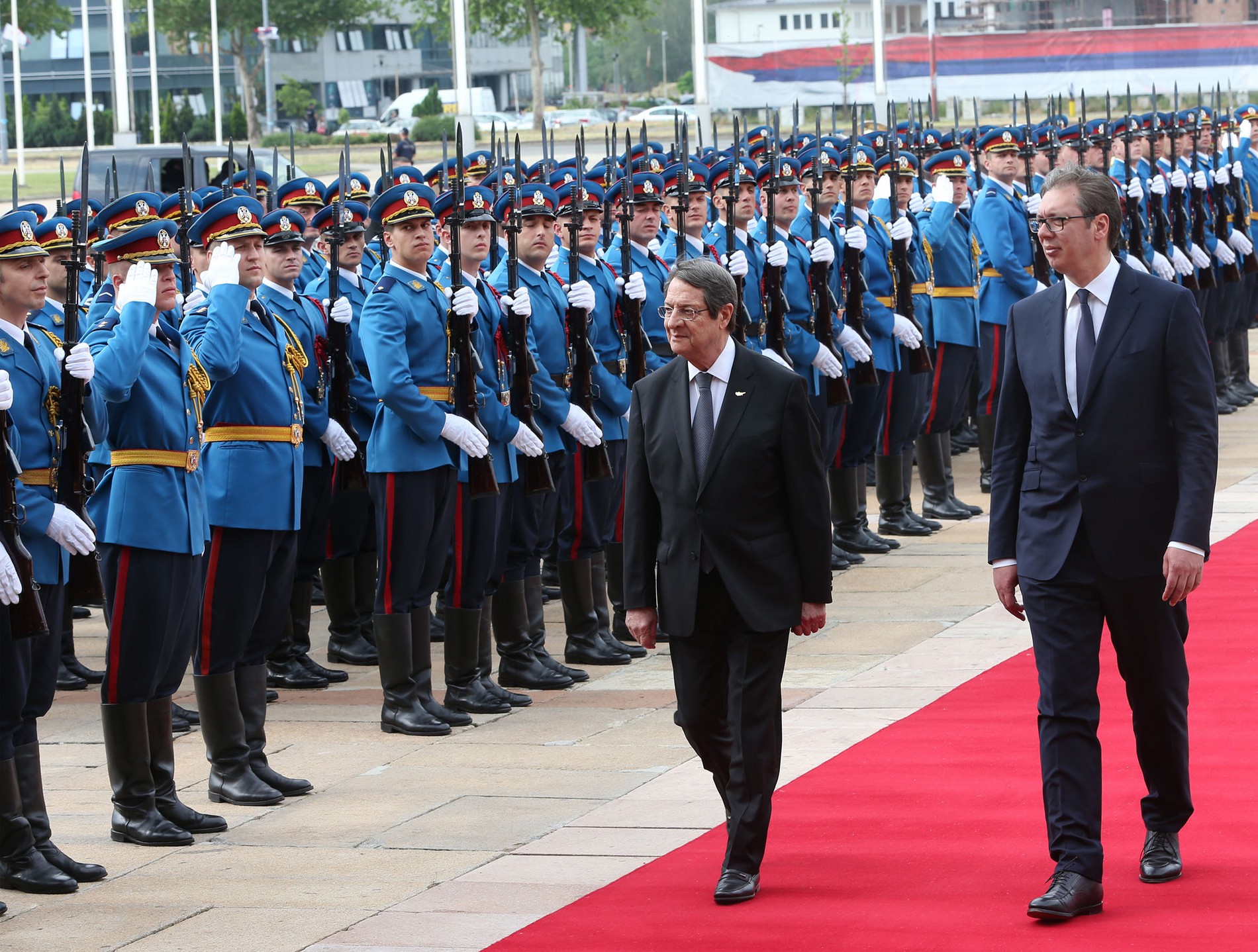 President Anastasiades met with the President of Serbia