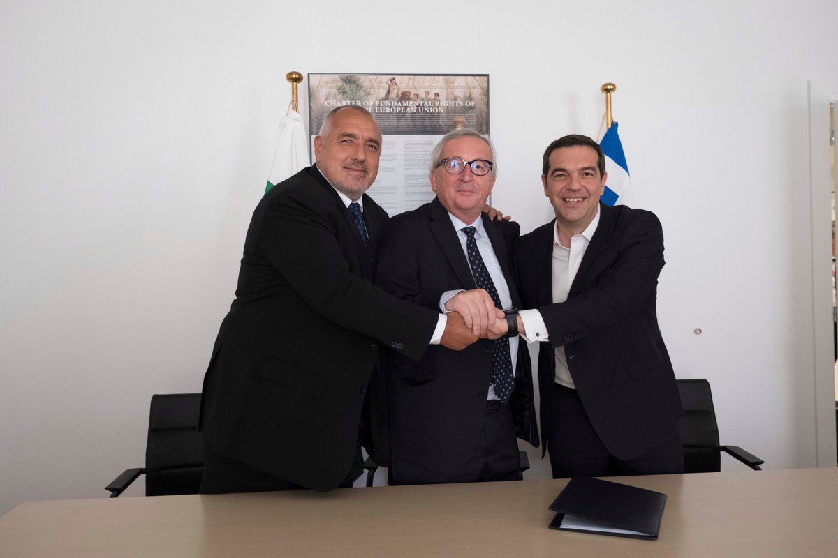 Τσίπρας και Borissov υπέγραψαν κοινή δήλωση για την κατασκευή του IGB