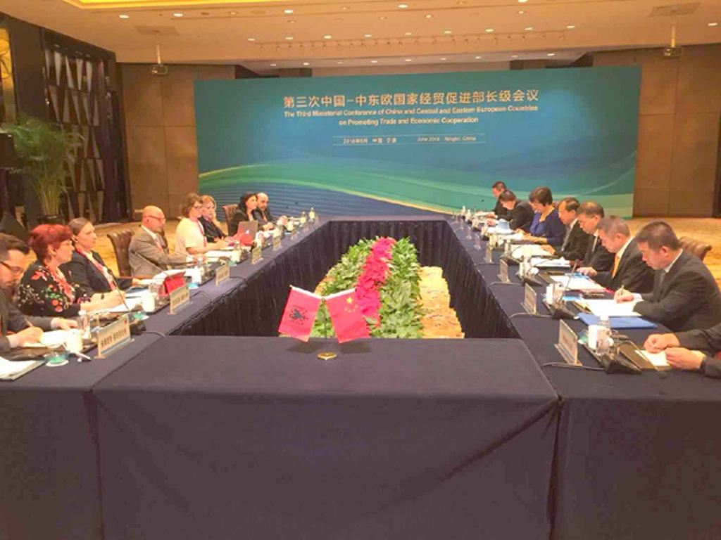 Chinese-Albanian joint economic and trade commission holds a meeting